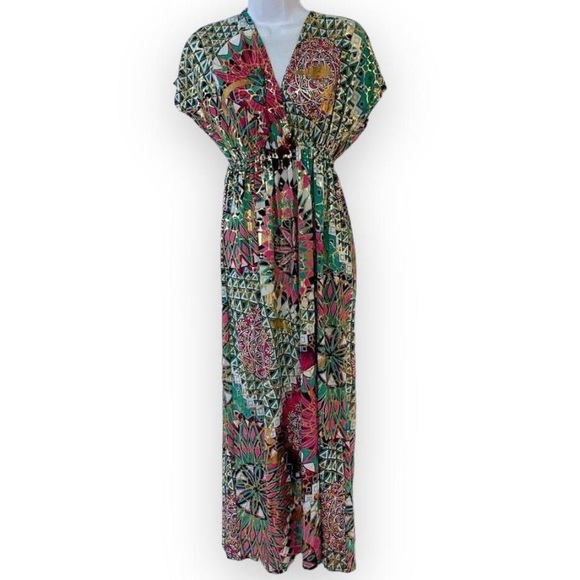 INDIA BOUTIQUE Mandala Maxi Slip dress One size - Picture 1 of 12